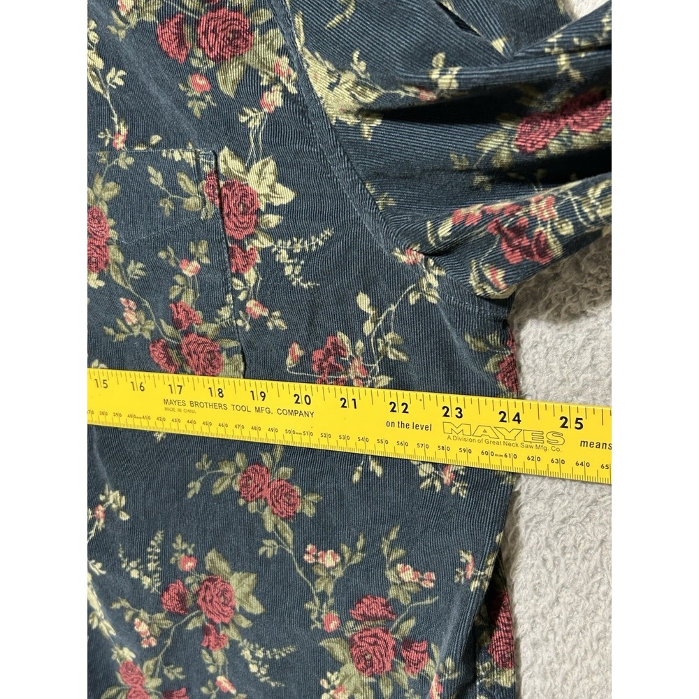 Old Navy Everyday Shirt  Womans XL Blue Cottagecore Button Up Dark Whimsigoth - Picture 3 of 8